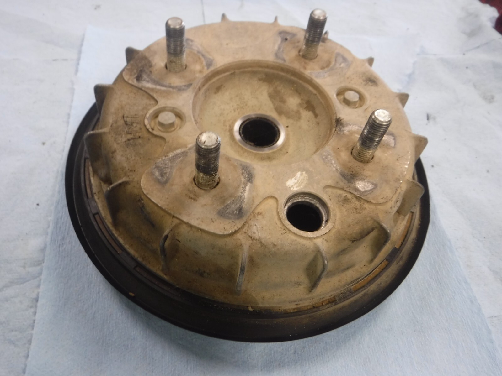 2001 HONDA FOREMAN RUBICON 500 TRX500FA 4X4 FRONT BRAKE DRUM HUB ASSEMBLY