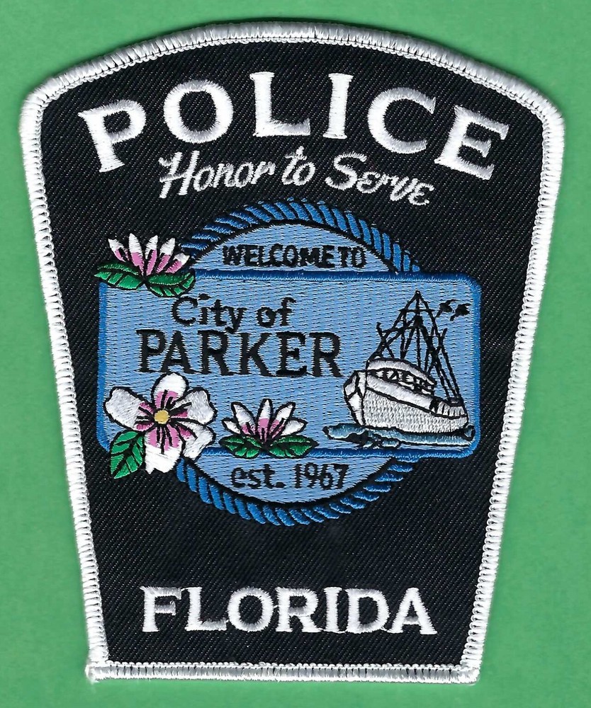 PARKER FLORIDA POLICE SHOULDER PATCH