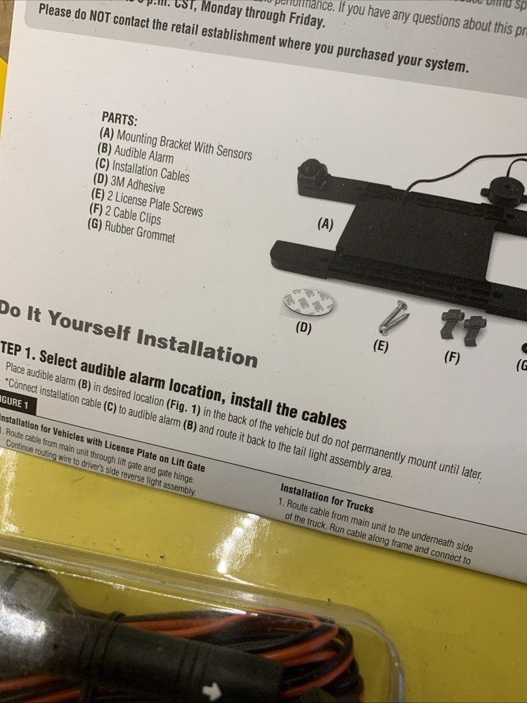 Backup Sensor Systems Detects Behind You. Important Regular $89.95