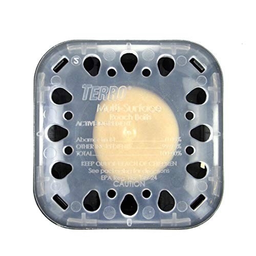 TERRO T500 Indoor Multi-Surface Roach Bait Stations - 1 Pack, Black