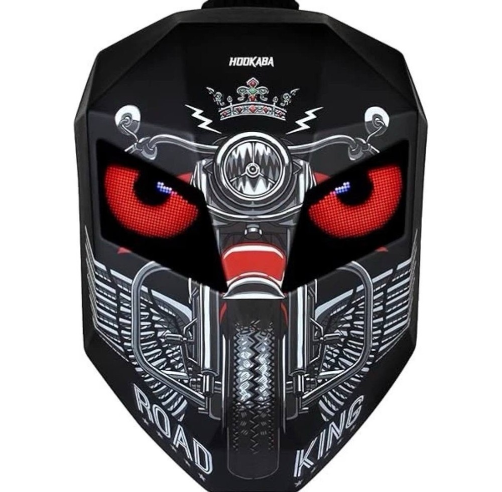 Motorcycle Backpack,with LED eyes,app Control