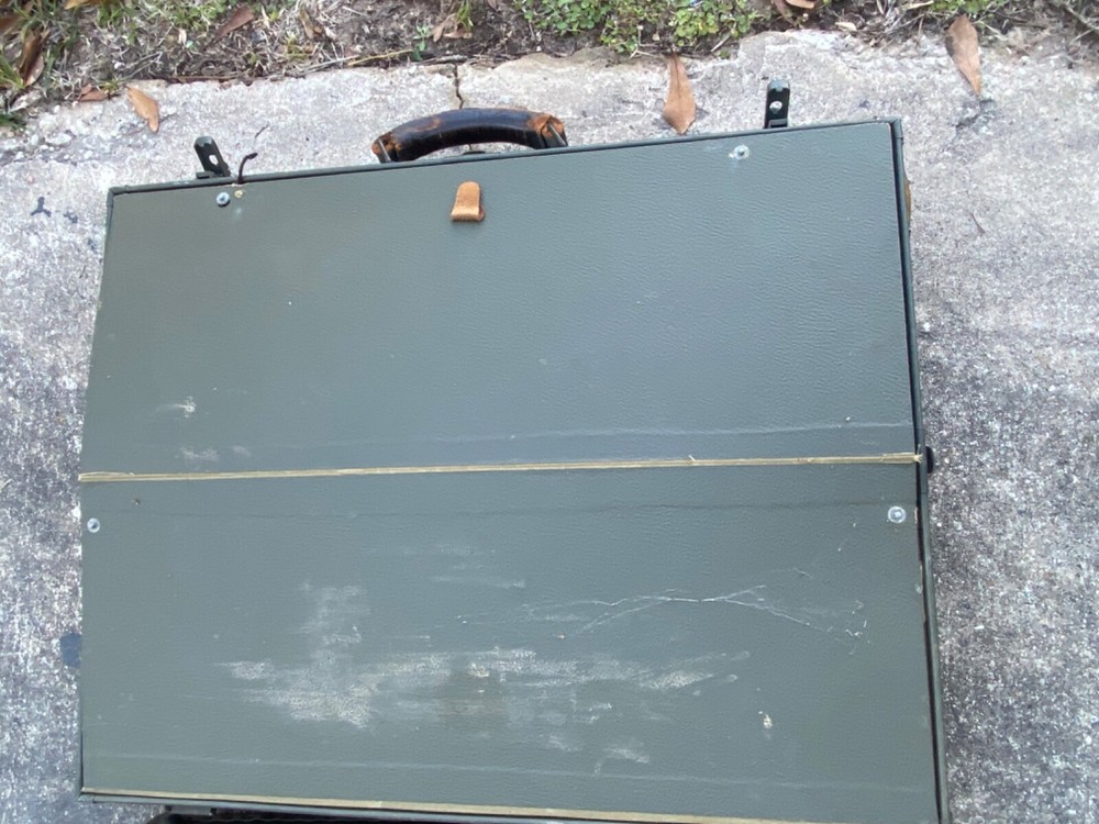 WW2 Avaiators Military Suitcase Markings Named