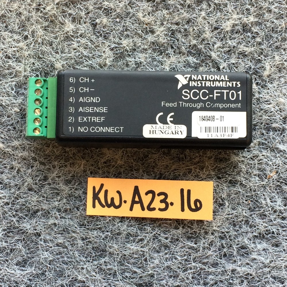 National Instruments NI SCC-FT01 Feed Through Component 184040B-01