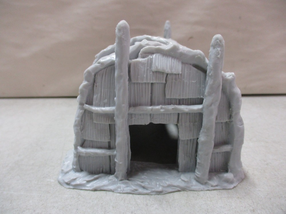 Resin Native American Adobe House for Wargaming A