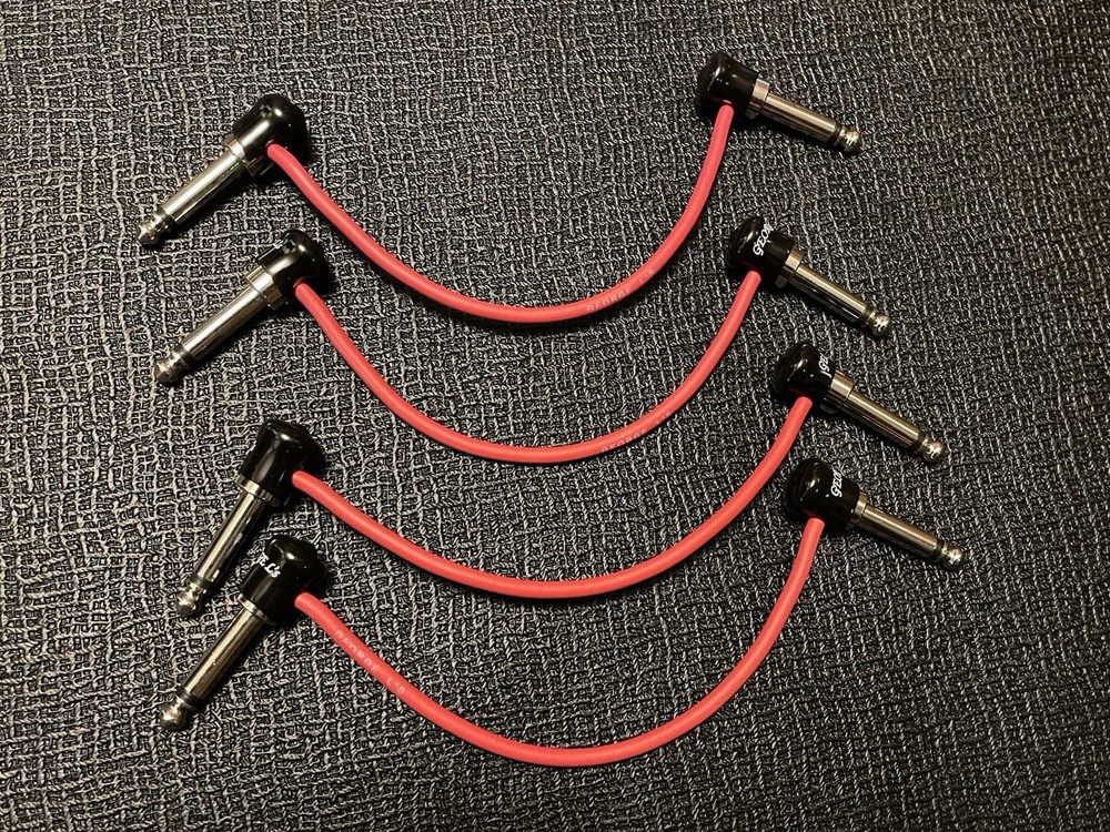 George L’s Patch Cables 6” Guitar Pedal Patch Cables 4 Pack
