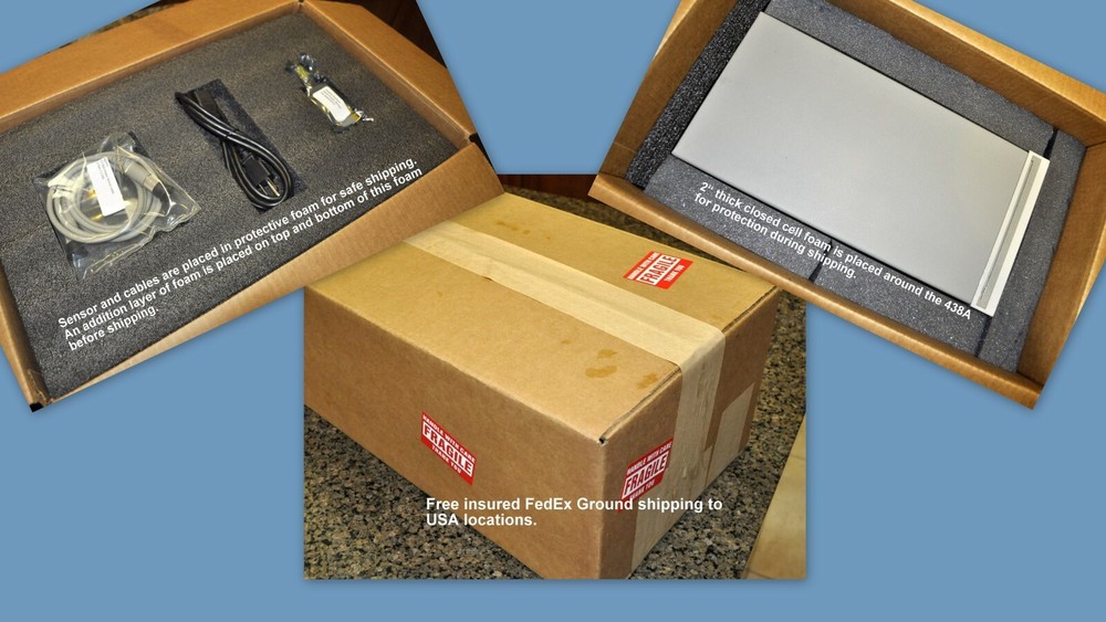 HP 438A Power Meter/ HP 8482B Sensor/ Refurbished/ Calibrated