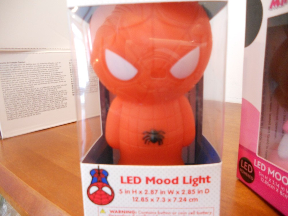 Disney MARVEL SPIDERMAN LED Mood Lights NEW SHOWN