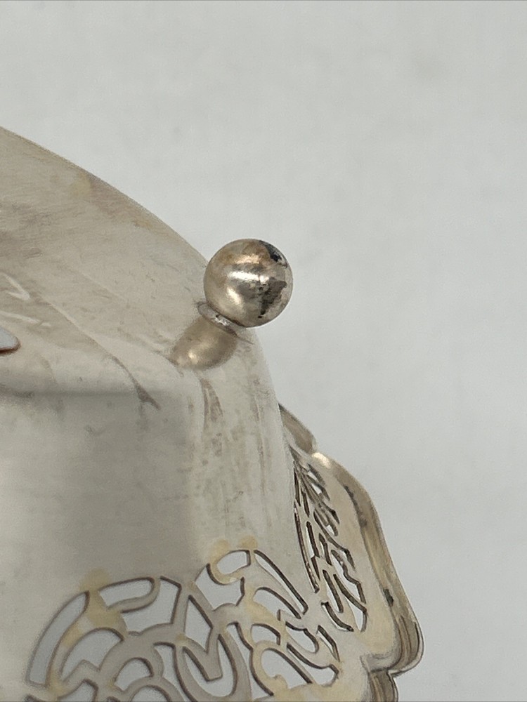 Vintage WMF IKORA Germany Silver Plated Footed Candy Bowl Trinket Dish #3815