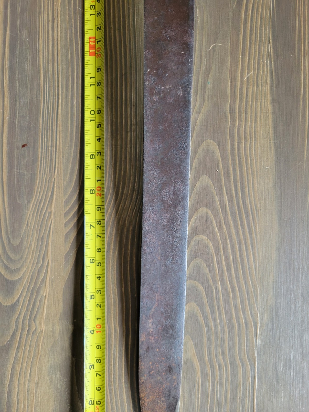 German All-Steel Short Sword Bowie Knife Used Free Shipping