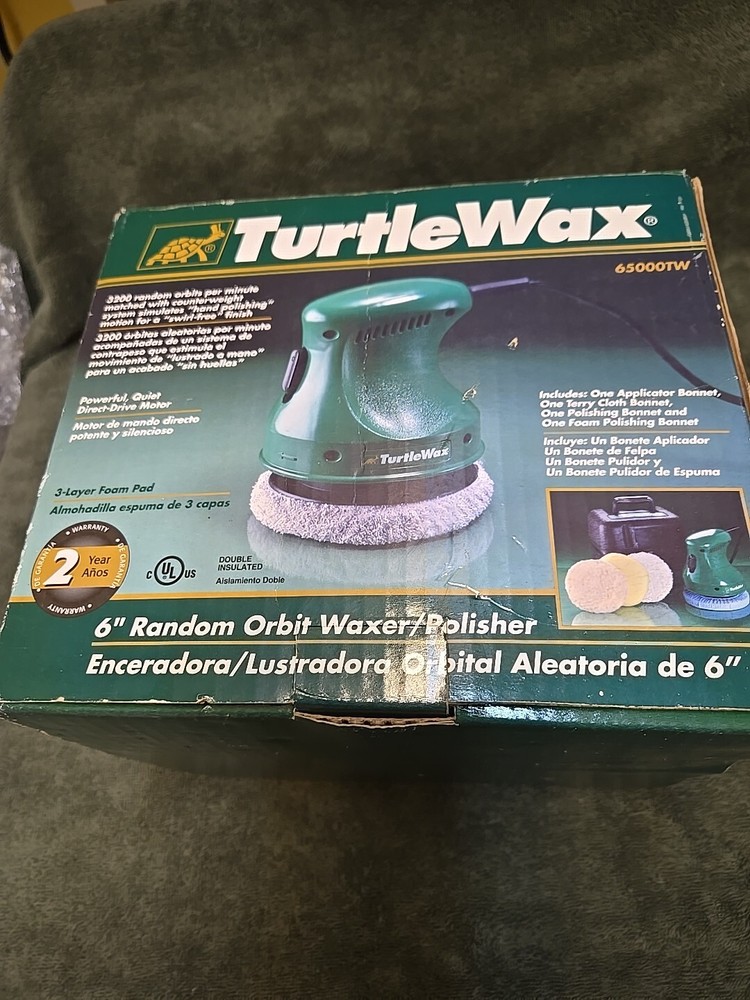 TURTLEWAX DOUBLE INSULATED BUFFER/POLISHER SYSTEM MODEL NO.65000TW w/ Case