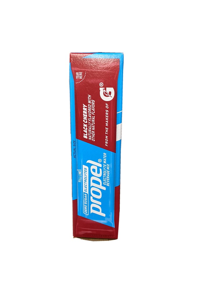 Propel Electrolyte Powder Packets, Black Cherry (10 Packets/Box)