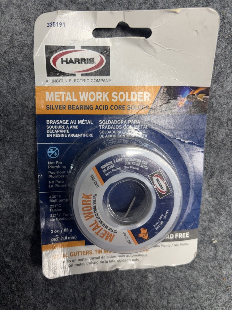 Harris Metal Work Solder New
