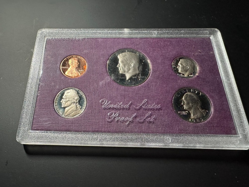 1985 S PROOF Set in Original Box US Mint (5 Coin Set)