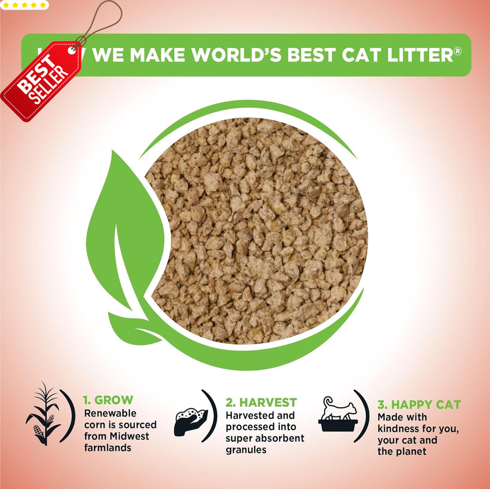 Multi Cat Litter 8lb Unscented Flushable Quick Clumping 99% Dust Free - US