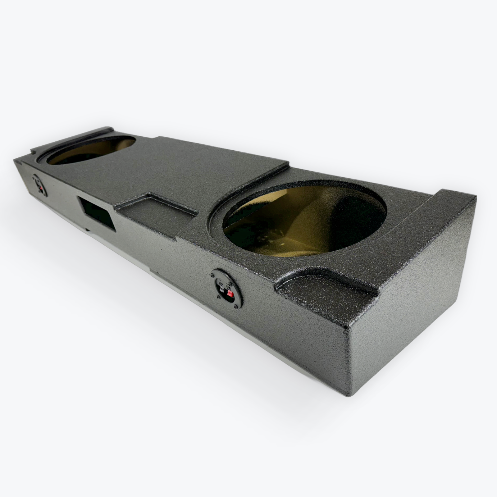 Silverado Sierra 07-18 Crew Cab Subwoofer Box Enclosure 2x12 Ported KUZTOMBOXES