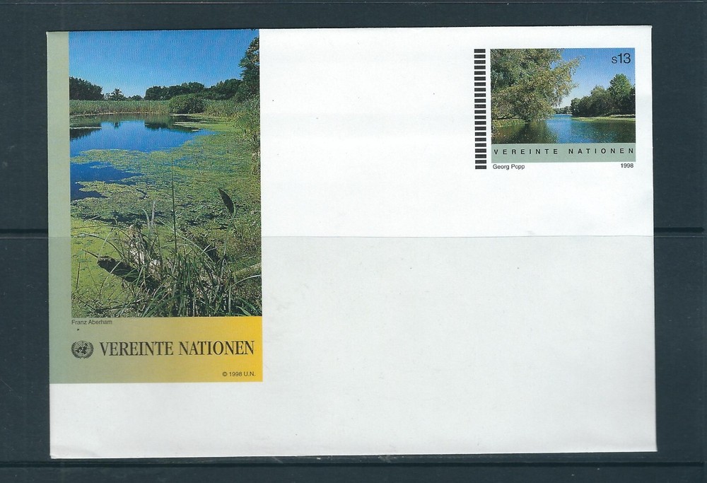 UN SC # Vienna  U3 Landscape/ Envelopes  . Unused