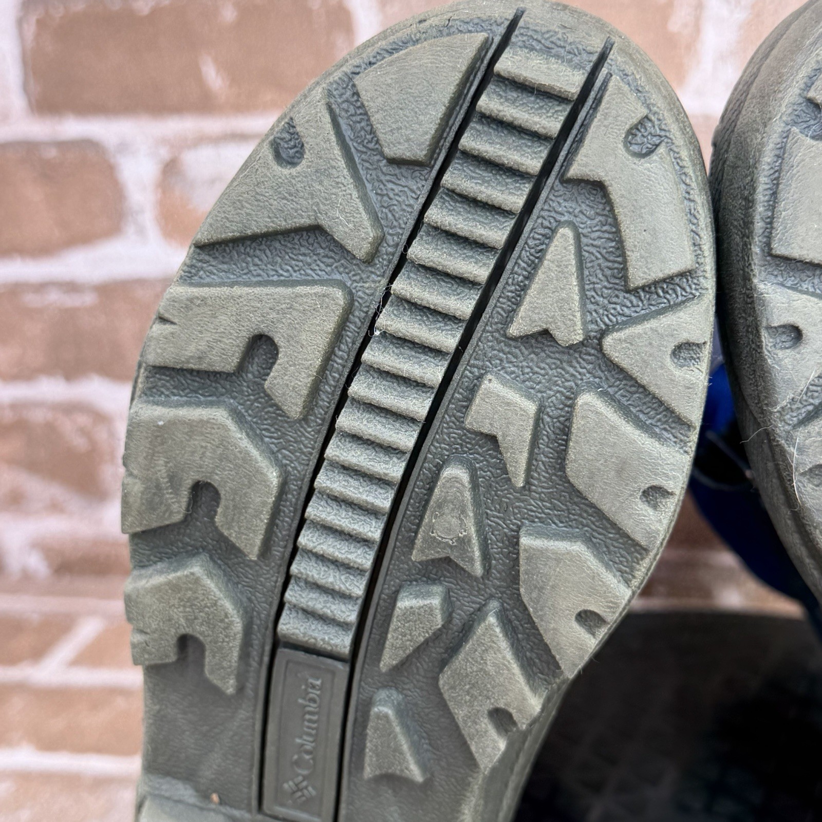 Columbia Powderbug Plus II Waterproof Winter Snow Boots Blue Boys Youth Size 1