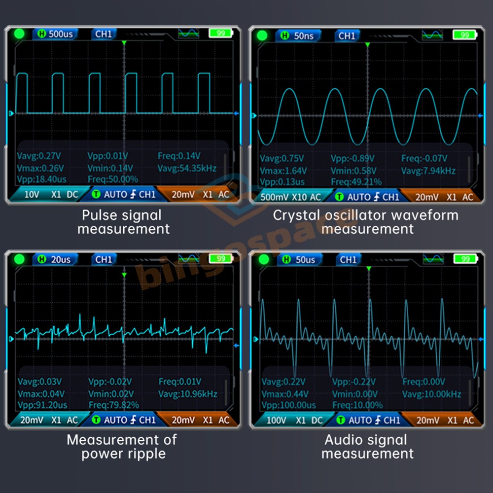 FNIRSI 2C23T Handheld Digital Oscilloscope Multimeter Function Signal Generator