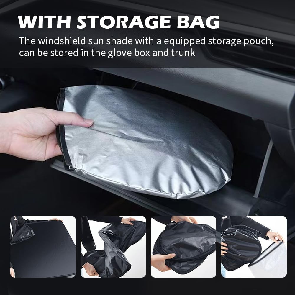Foldable Car Front Rear Window Windshield Sun Shade Shield Cover Visor UV Block