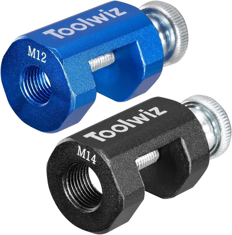 Toolwiz Spark Plug Gap Tool 2pcs, High Precise Blue+Black(12MM&14MM)