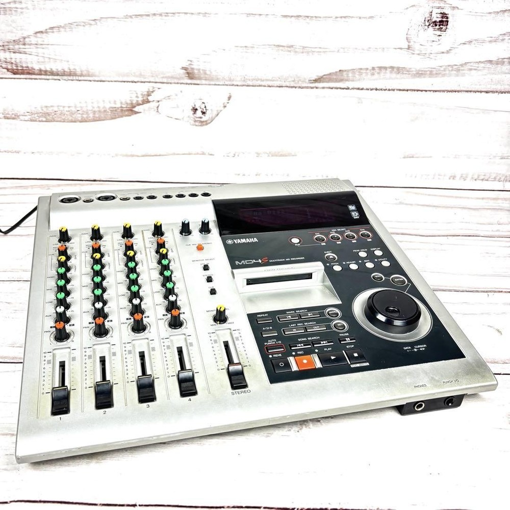 YAMAHA MD4S Multitrack Minidisc MD Digital Recorder 4 Track Mixing Tested