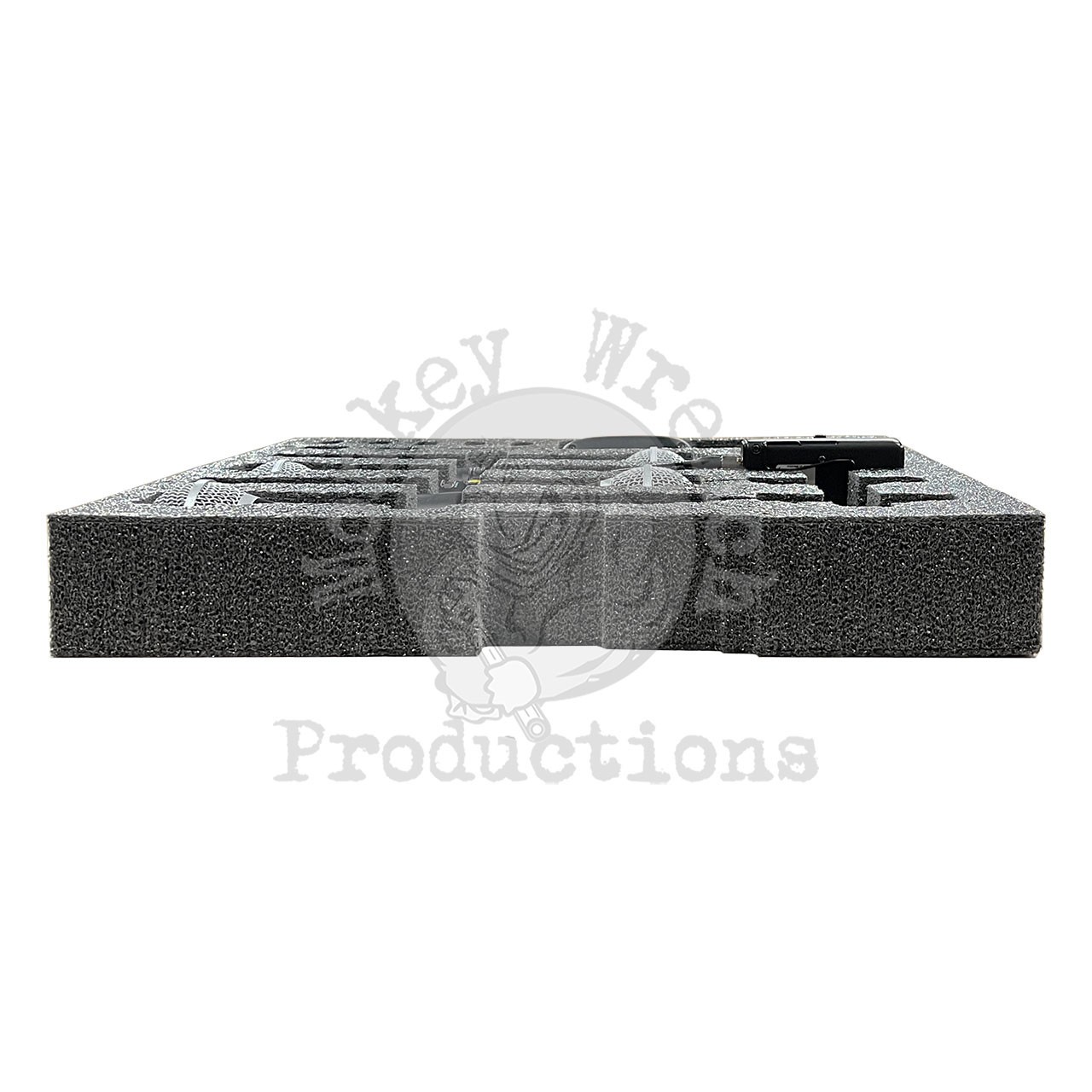 Foam Insert for 4 wireless mics, fits 2U rack drawer