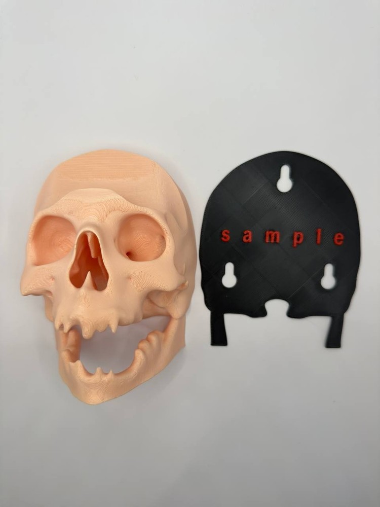 Skull PS5 Controller Wall Mount Holder Stand Gaming Decor Headset Hook