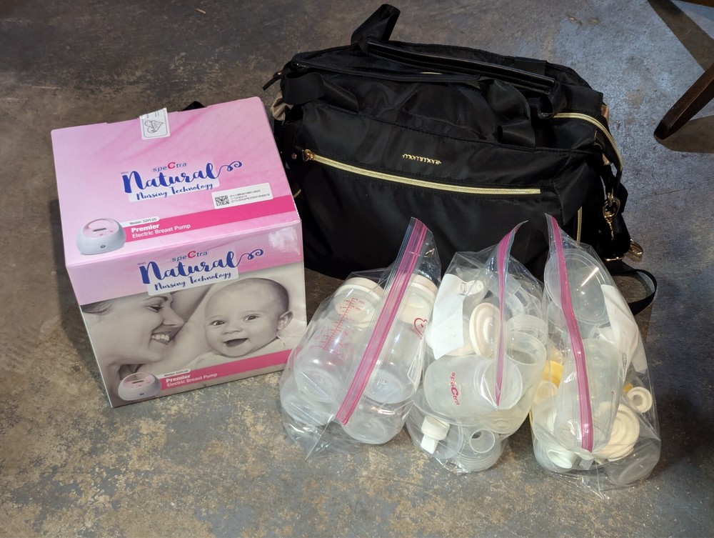 TWO Spectra S2 Plus Double Breast Pumps and Accessories