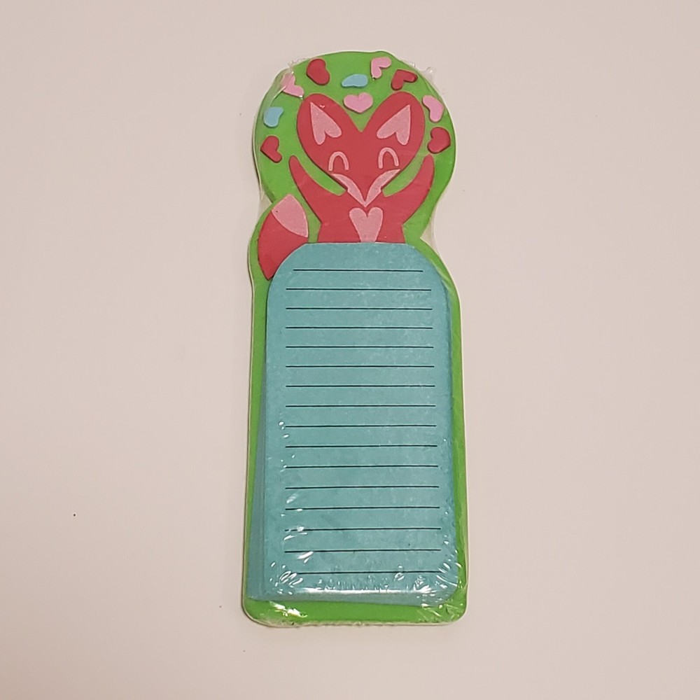Note Pad Valentine’s Day Fox