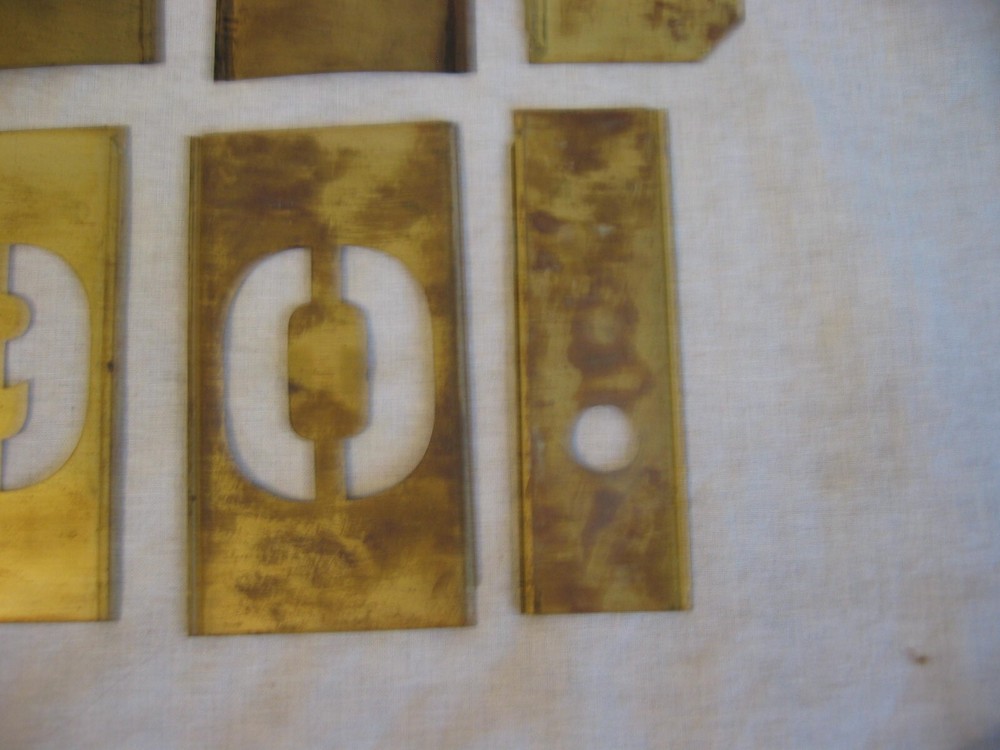 vintage number stencils by General