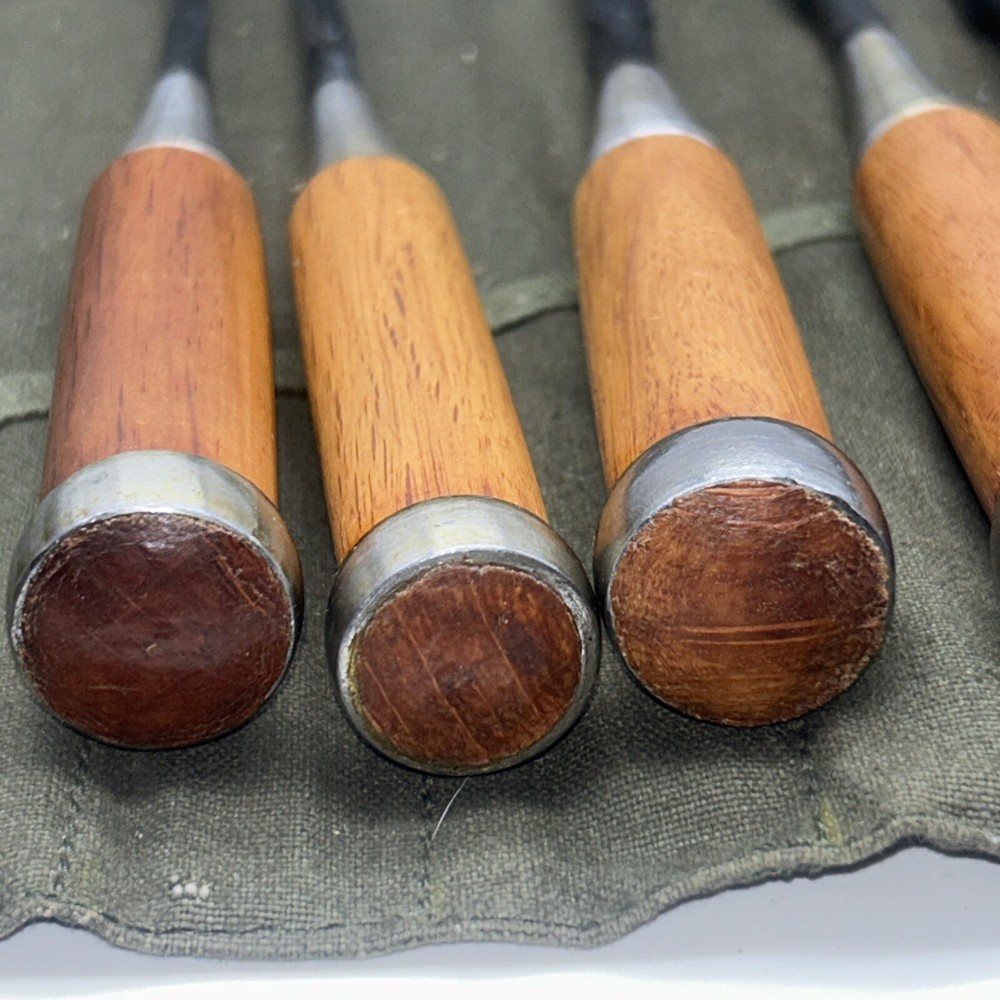 Vintage Japan Wood Working Tools US ROLL TOOL & ACCESS