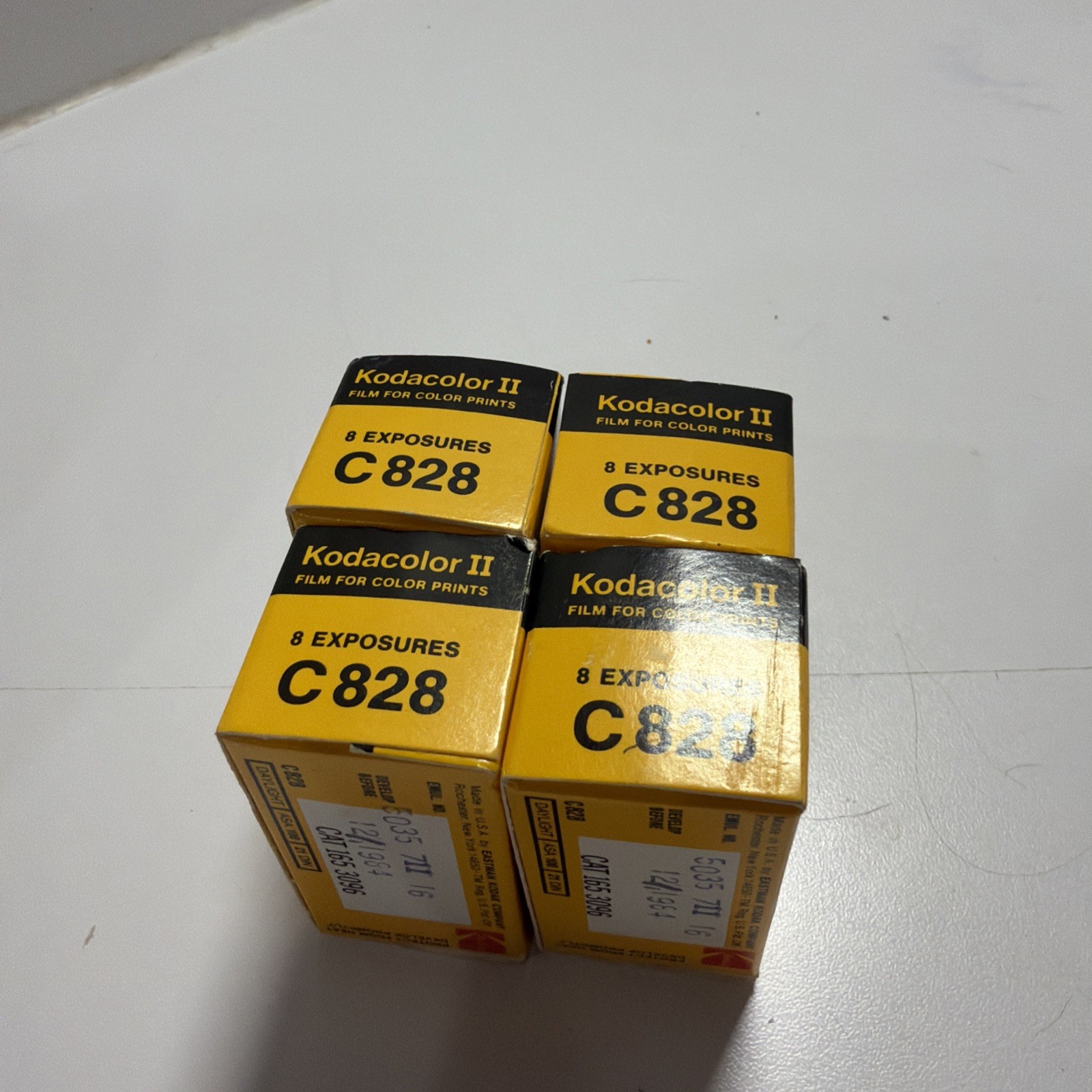NEW 4 X Kodak Kodacolor II C 828 Color Negative Film SEALED NOS EXP 1980's