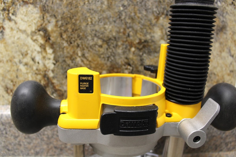 DEWALT Router (DW618) With Bases (Fixed, Plunge, D-Handle) And Attachments
