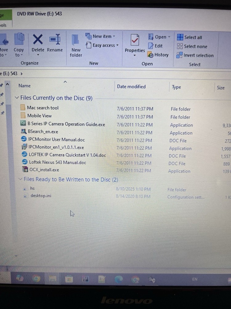 LOFTEK IP CAMERA TOOLS Installation CD-ROM Model 543 Software Driver Disc