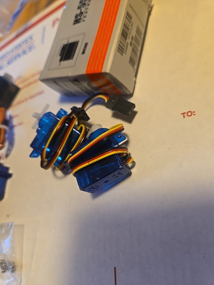 Hitec HS-55 Feather Micro Remote Control Airplane Servo, & Extras