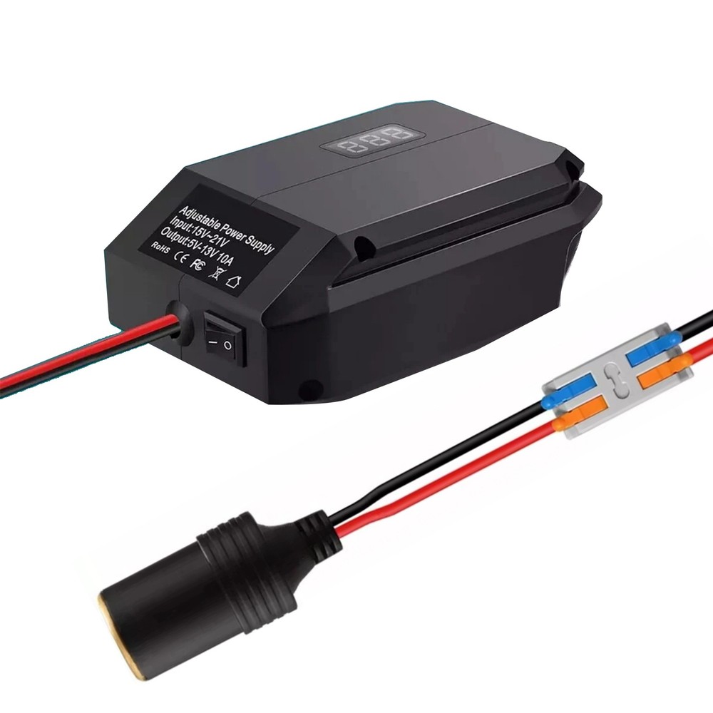 Adjustable Voltage Step Down Converter 18V to 5V-13V for Ozito Einhell Battery