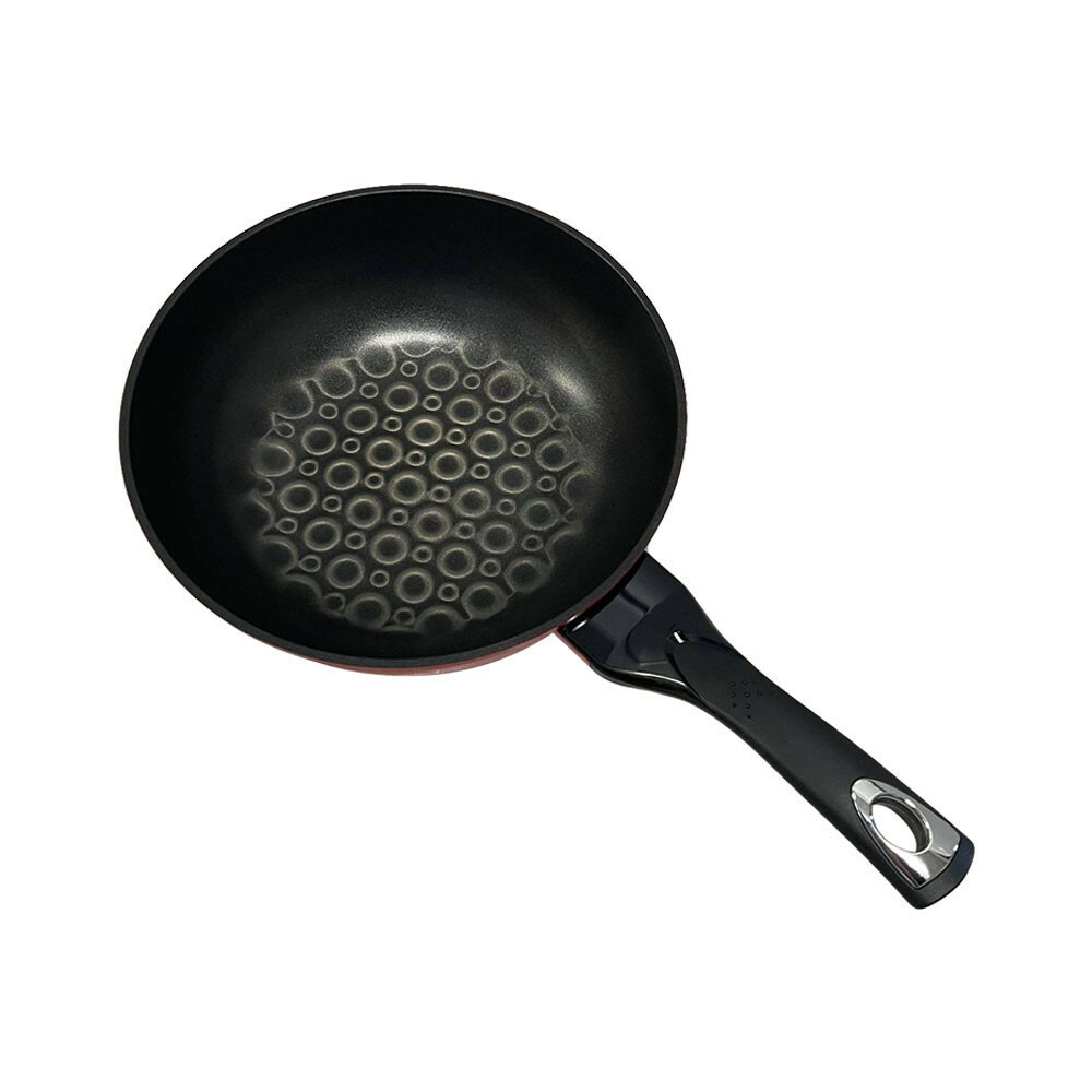 MADE IN KOREA, 3D Diamond Coating Nonstick Wok Cookware 9-1/2'' (24cm)