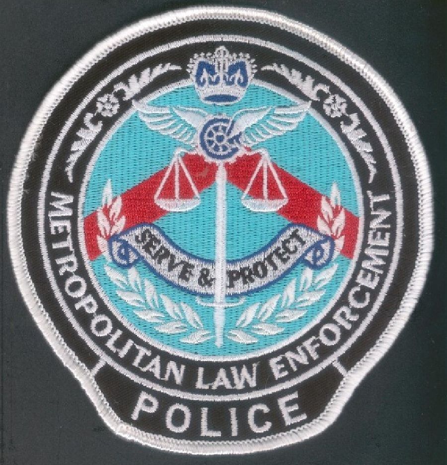 ROOKIE BLUE METRO UNIFORM PATCH - RBLU1