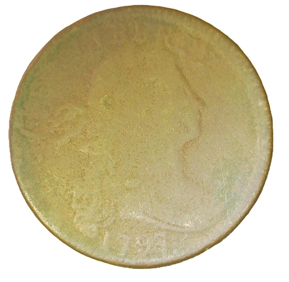 1797 Draped Bust, Large Cent US Coin