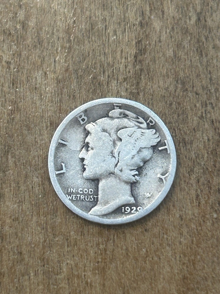 1929 Mercury Dime G+