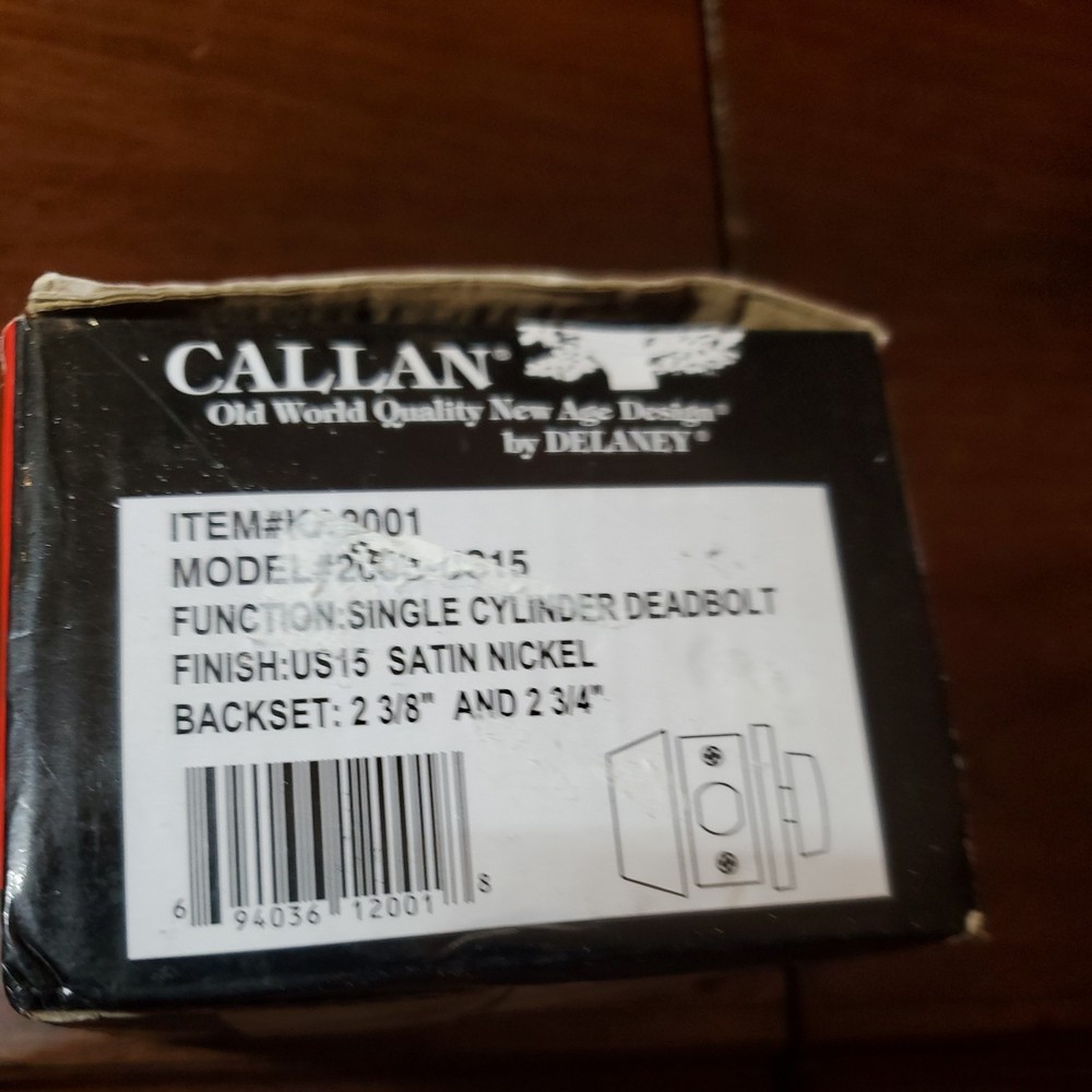 Callan Deadbolt Lock KA2001