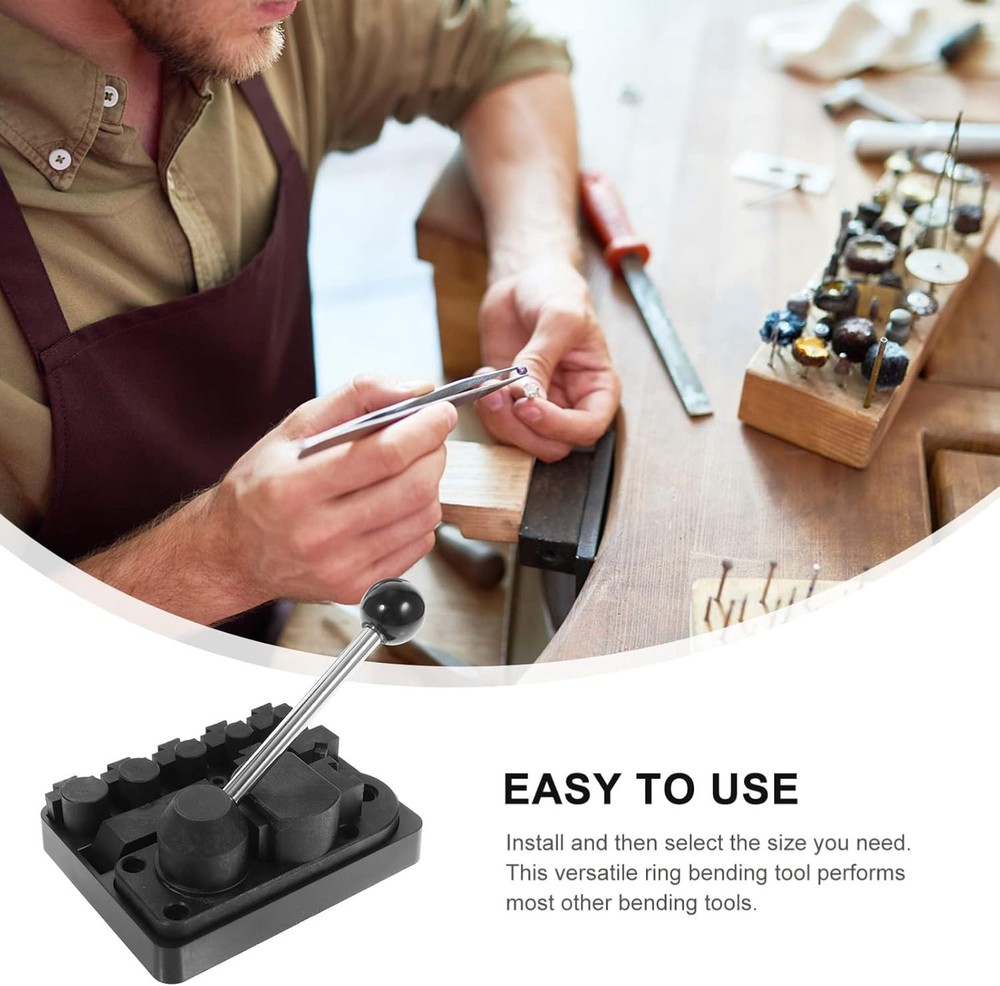 Professional Bending Machine Tool Ring Bender Jewelry Making Tools Maker Black