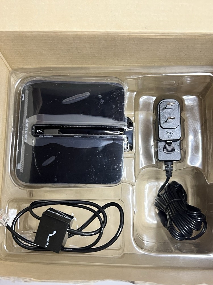 PLANTRONICS Poly CS540 Wireless Headset Black New Open Box