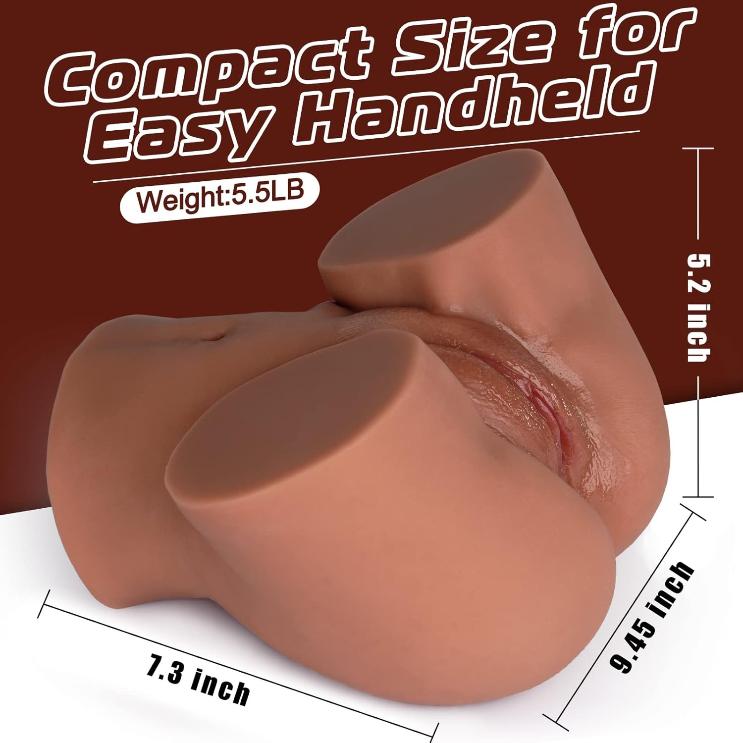Sex -Doll for men Male Masturbator Anal Vagina Sex toy Realistic ASS Pussy 5.5lb