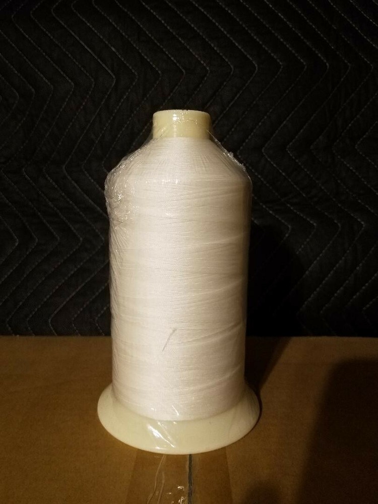 Coats Ultra Dee DB-138, White, Bonded Polyester Thread 16 oz