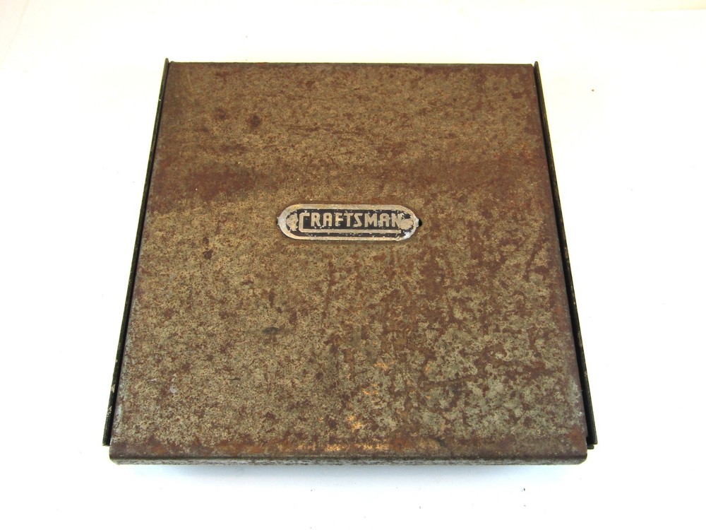 Vintage Craftsman Automatic Self Positioning Drill Case Index - No drill bits