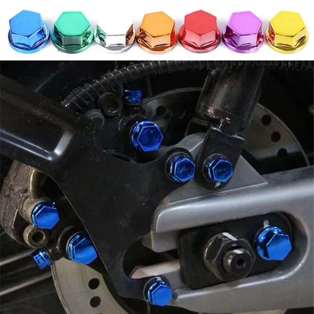 Universal Motorcycle Screw Decorative Cover Prevent Screws from Rusting Beautify