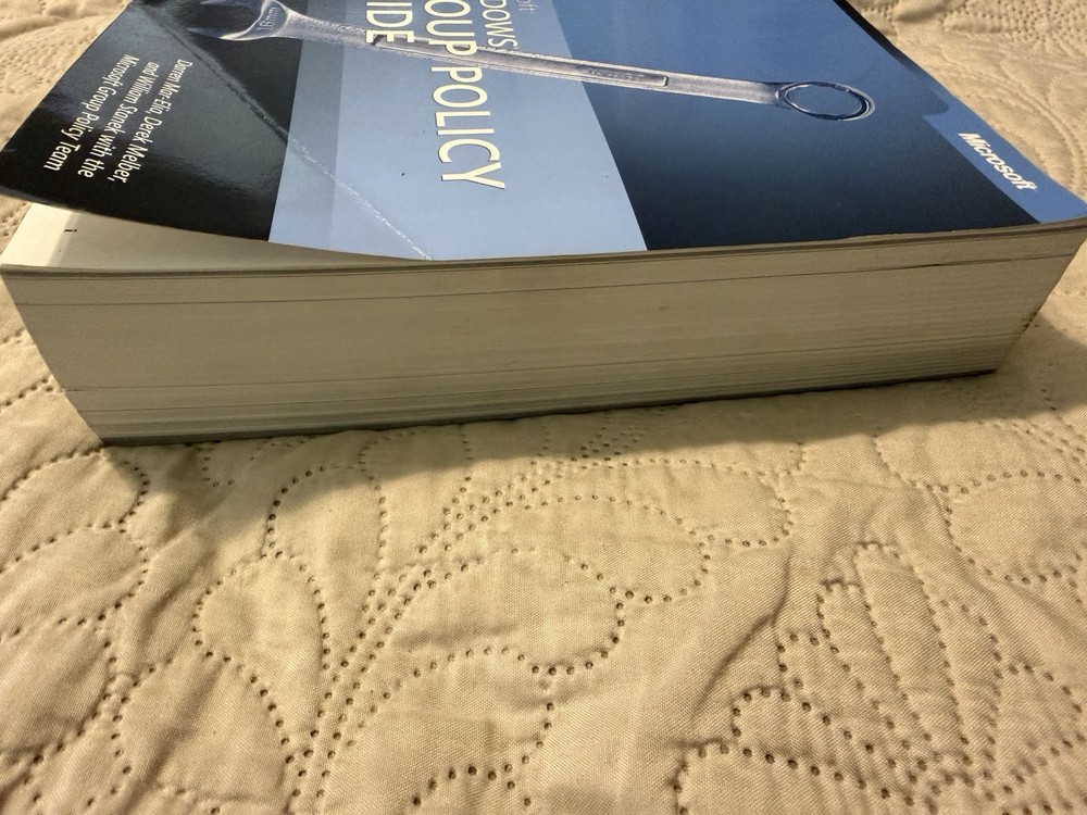 Microsoft® Windows® Group Policy Guide Paperback W/New CD Unopened Never Used