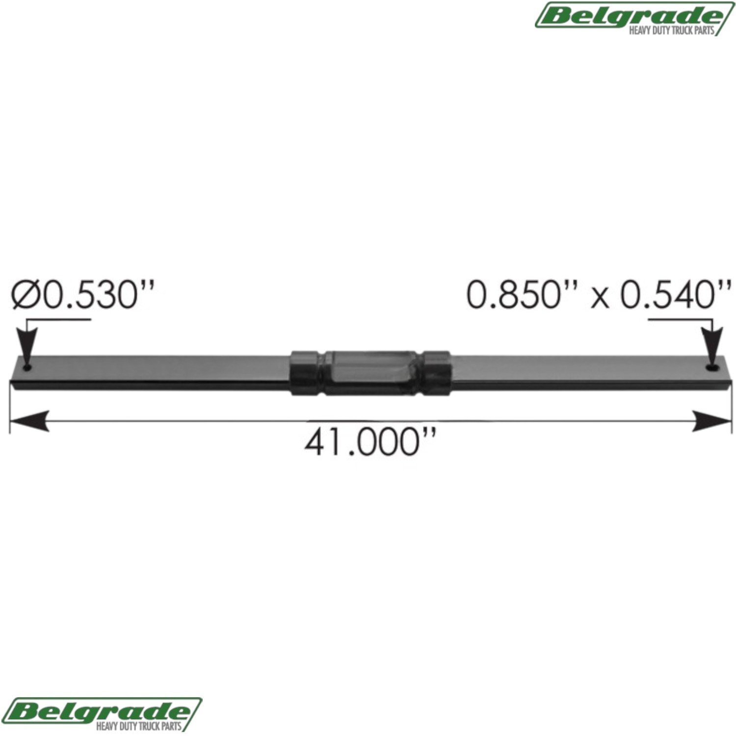 564.46464 Hood Cross Bar for Freightliner Cascadia 113, 125 - A1715556000