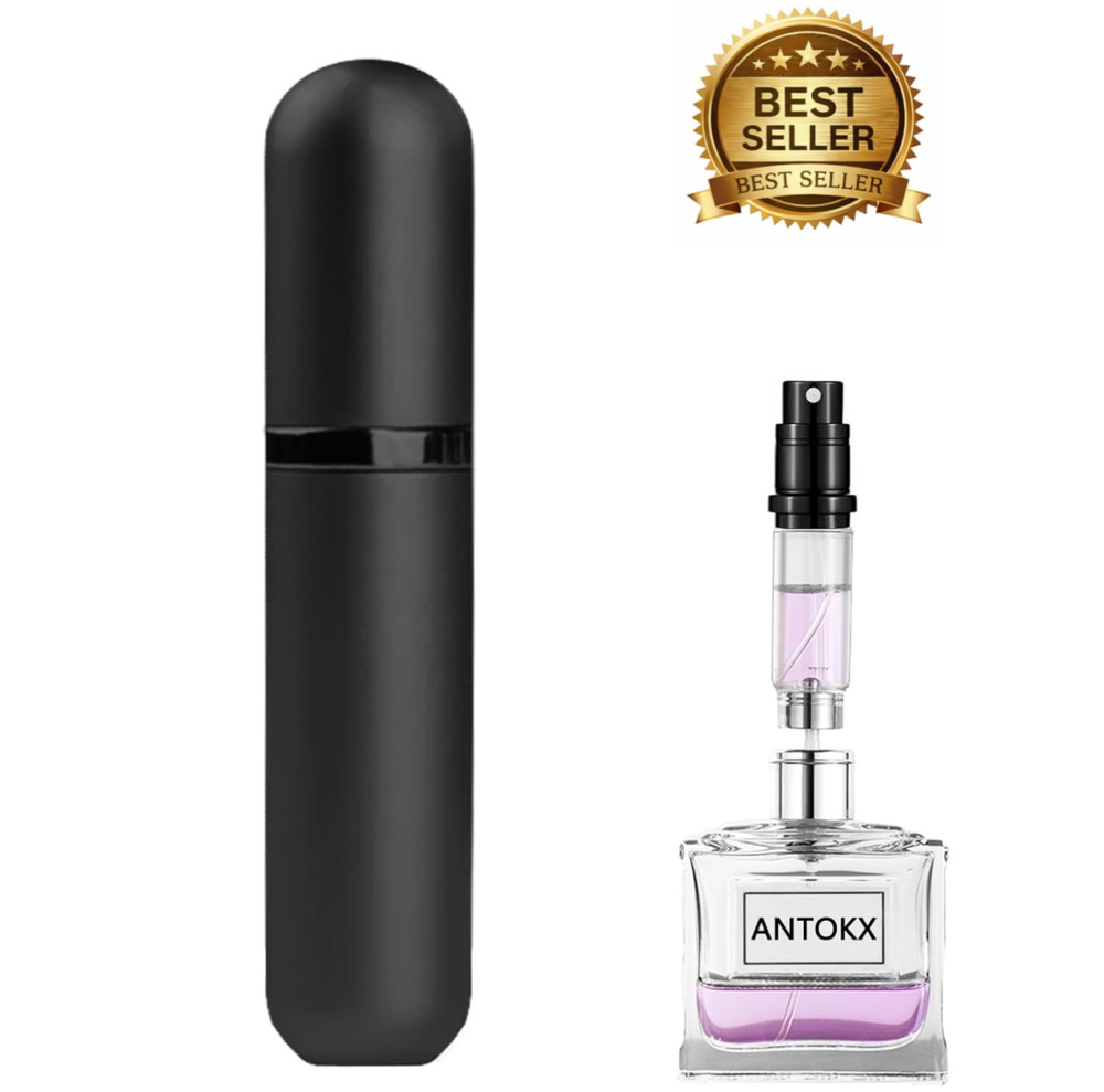 Travel Perfume Bottle Atomizer - 5ML Perfume Atomiser, Scent Pump Case, Leakproo